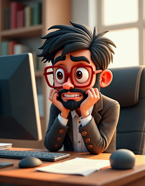 Dudeman looks nervous