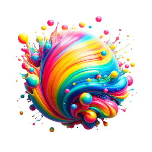 Bursting Rainbow logo